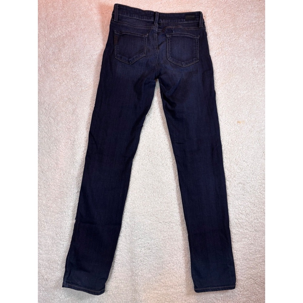 Paige Jeans Women 26 Blue Skyline Skinny Leg Dark Wash 332-103018 - Picture 9 of 16